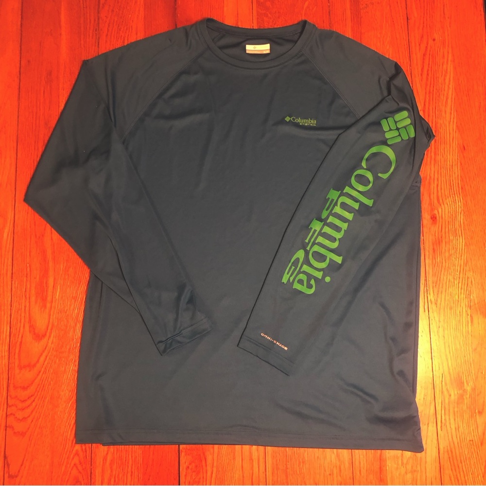 Columbia Fishing Shirt LS- Blue/Green